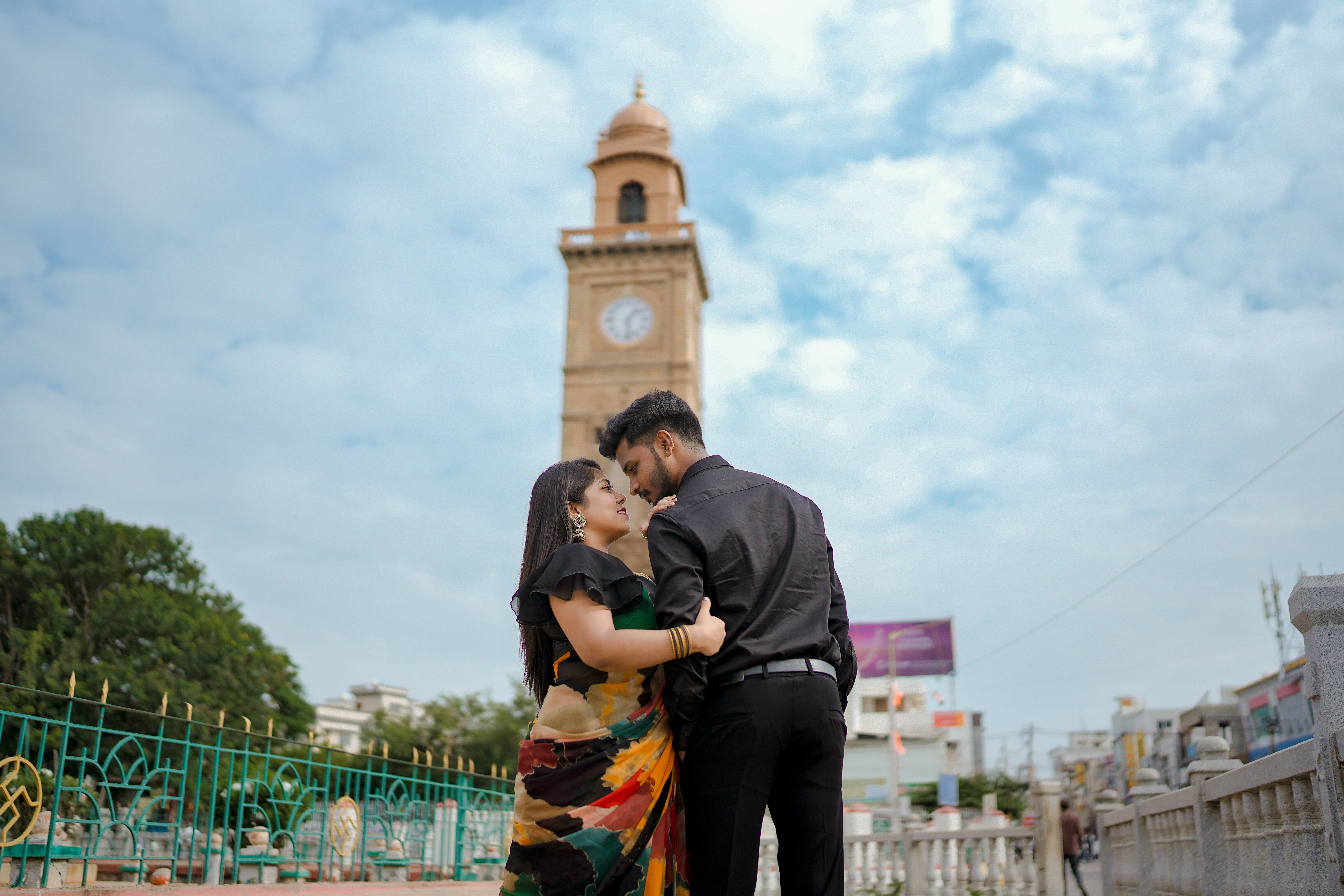 Couple Tourist Destination Shoot
